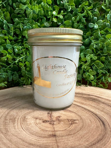 Fresh Linen 8 oz Jelly Jar Candle