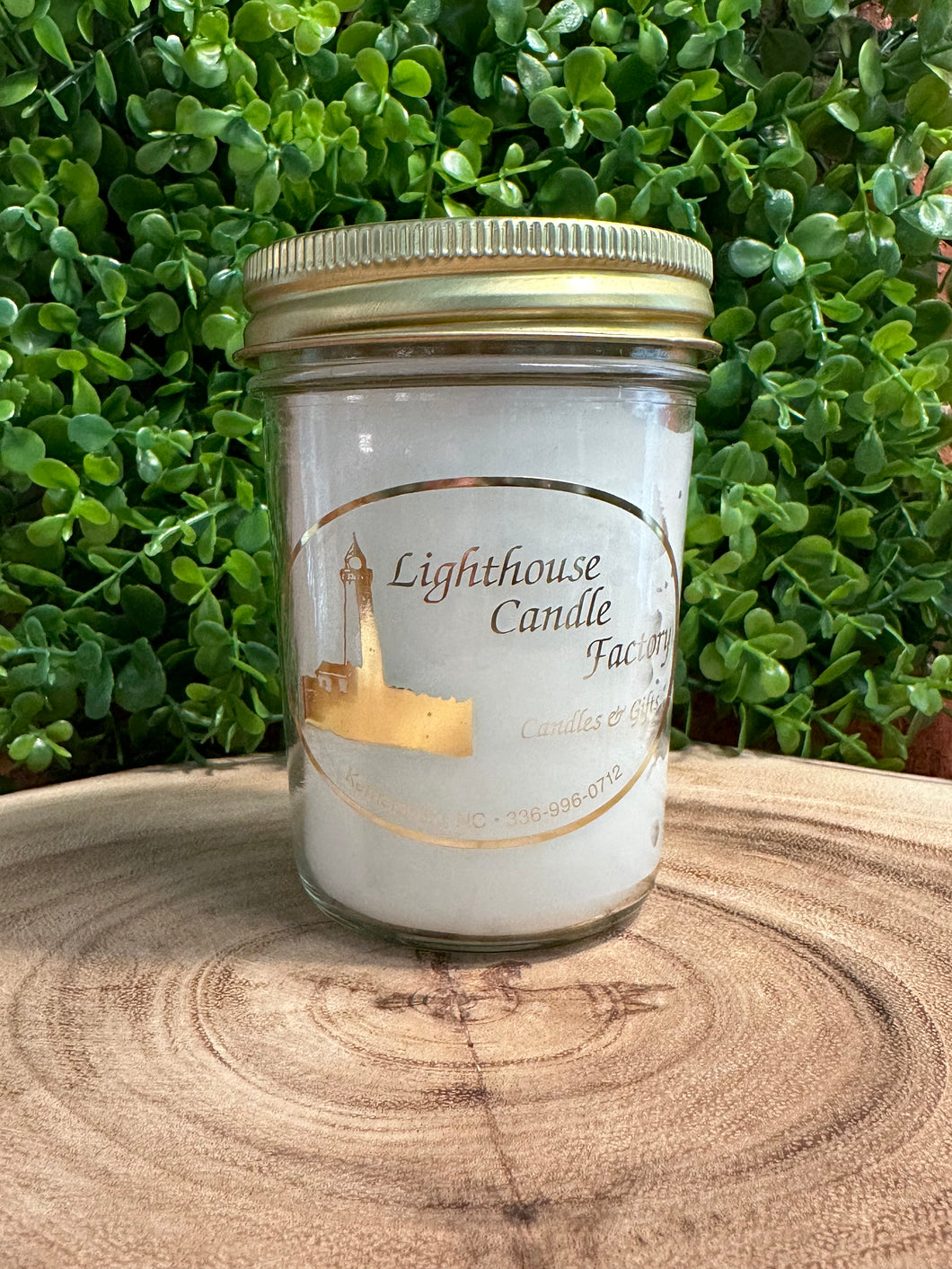 White Tea & Ginger 8 oz Jelly Jar Candle
