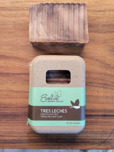 Tres Leches Goat Chocolate Mint Bar Soap