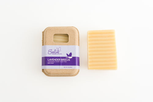 Lavender Breeze Goat Milk Bar Soap
